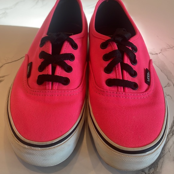 Hot Pink Vans women’s 6.5 , laces, men’s 5 - Picture 2 of 10